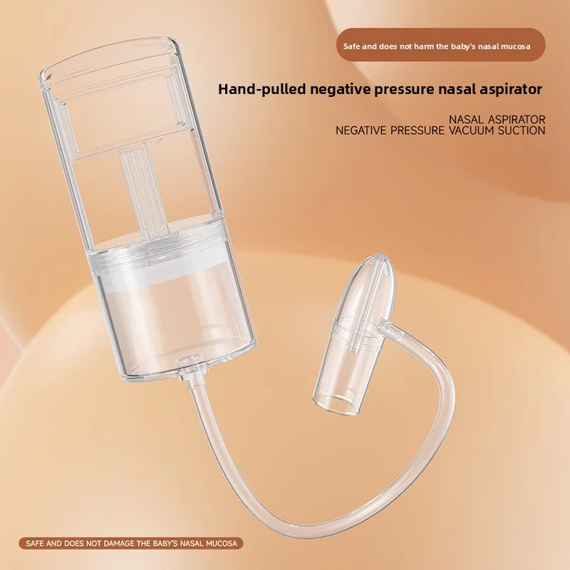 

Large Manual Nasal Aspirator for Babies, Negative Pressure Vacuum Suction for Nasal Congestion Relief