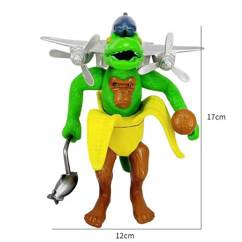 حار بيع عصا خشبية رجل شان هاي جينغ محاكاة ساخرة الأجنبية شان هاي جينغ تمثال ارتداء الأحذية القرش تمثال نموذج حلية #5