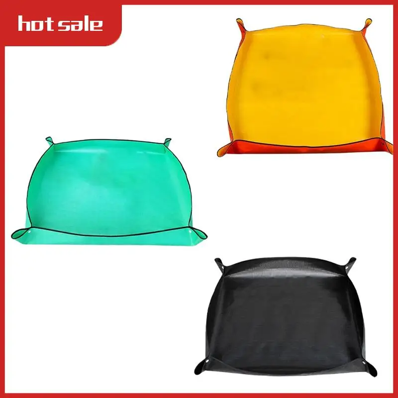 

39.4Inx39.4In Large Size Suitable For Indoor And Outdoor Plant Transplantation Waterproof Potting Mat Easy Install