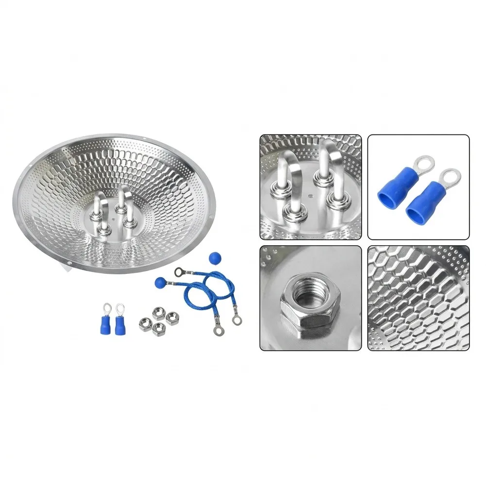 Aluminum Reflective Heater Plate Designed for Electric Stoves and Furnaces with Optimized Heat Focus and Wide Dissipation Range