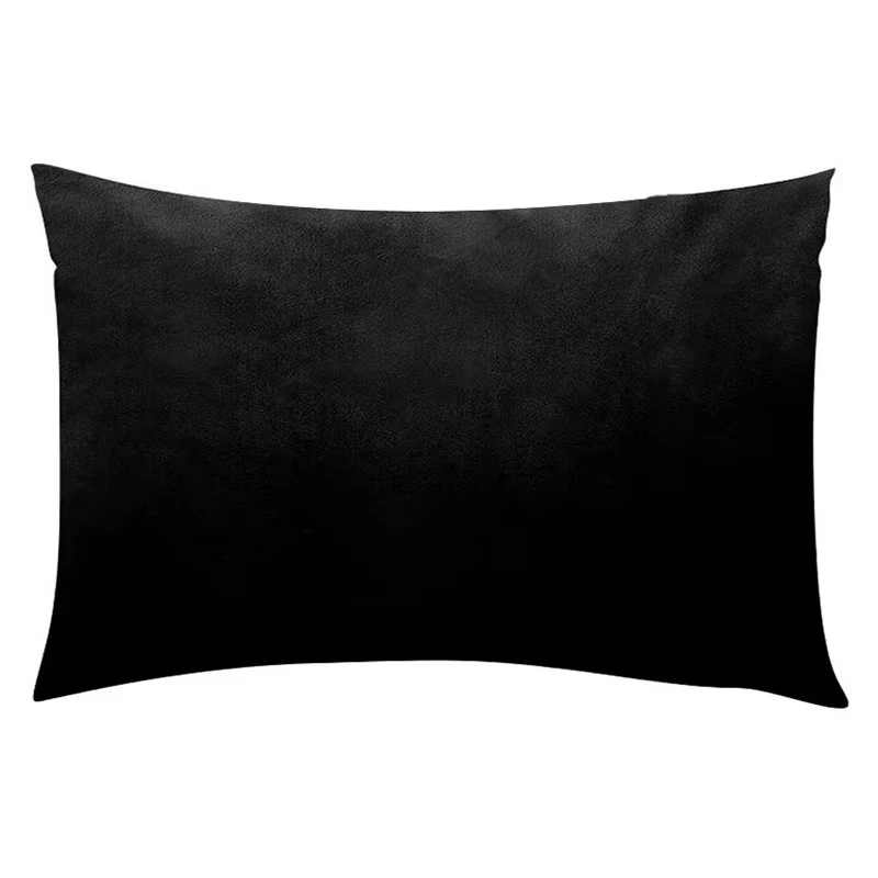 Funda de cojín de terciopelo negro |   Estilo nórdico |   Funda de almohada para decoración de sofá de sala de estar |   Acento elegante para el hogar