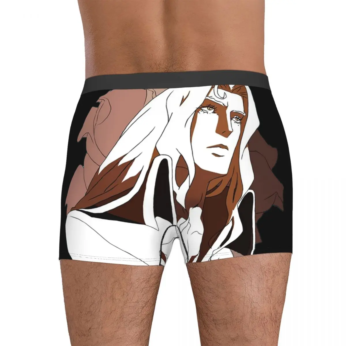 Cuecas Respiráveis para Homens, Cuecas Alucard Castlevania, Roupa Interior, Boxer Shorts, Presente de Namorado