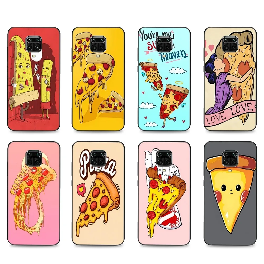 Pizza Best Friends Phone Case For Xiaomi Mi 5X 8 9 10 11 12 lite pro 10T PocoX3pro PocoM3 Note 10 pro lite