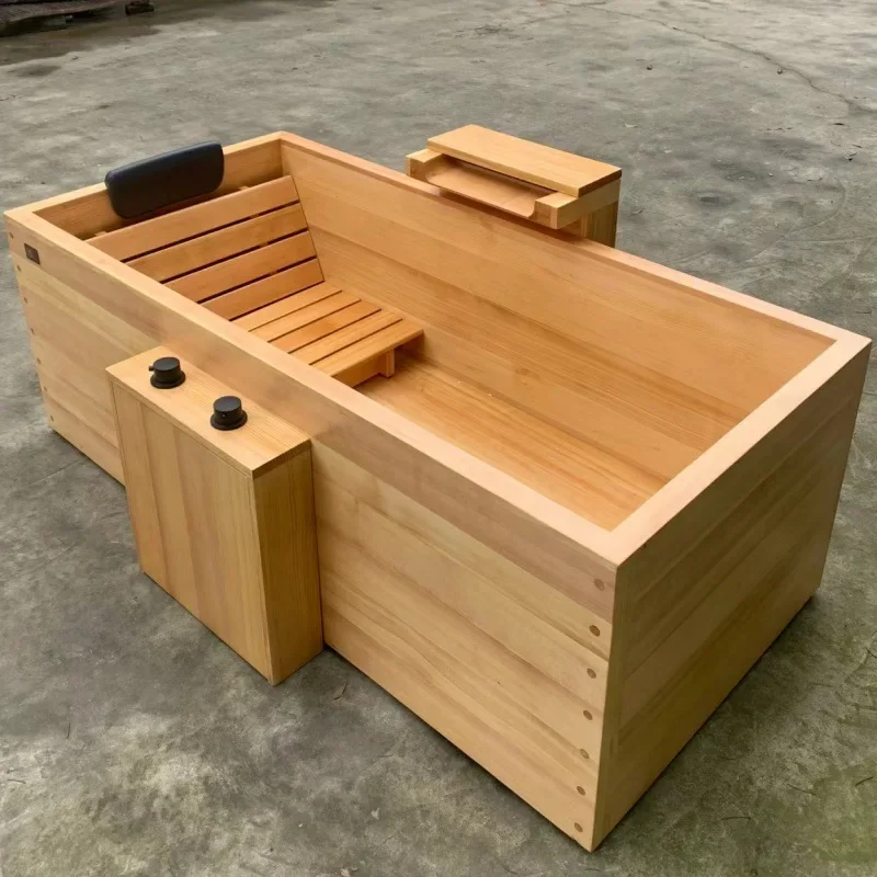 Juniper bath wooden bucket, bath bucket bath tub wooden bathtub solid wood bathtub