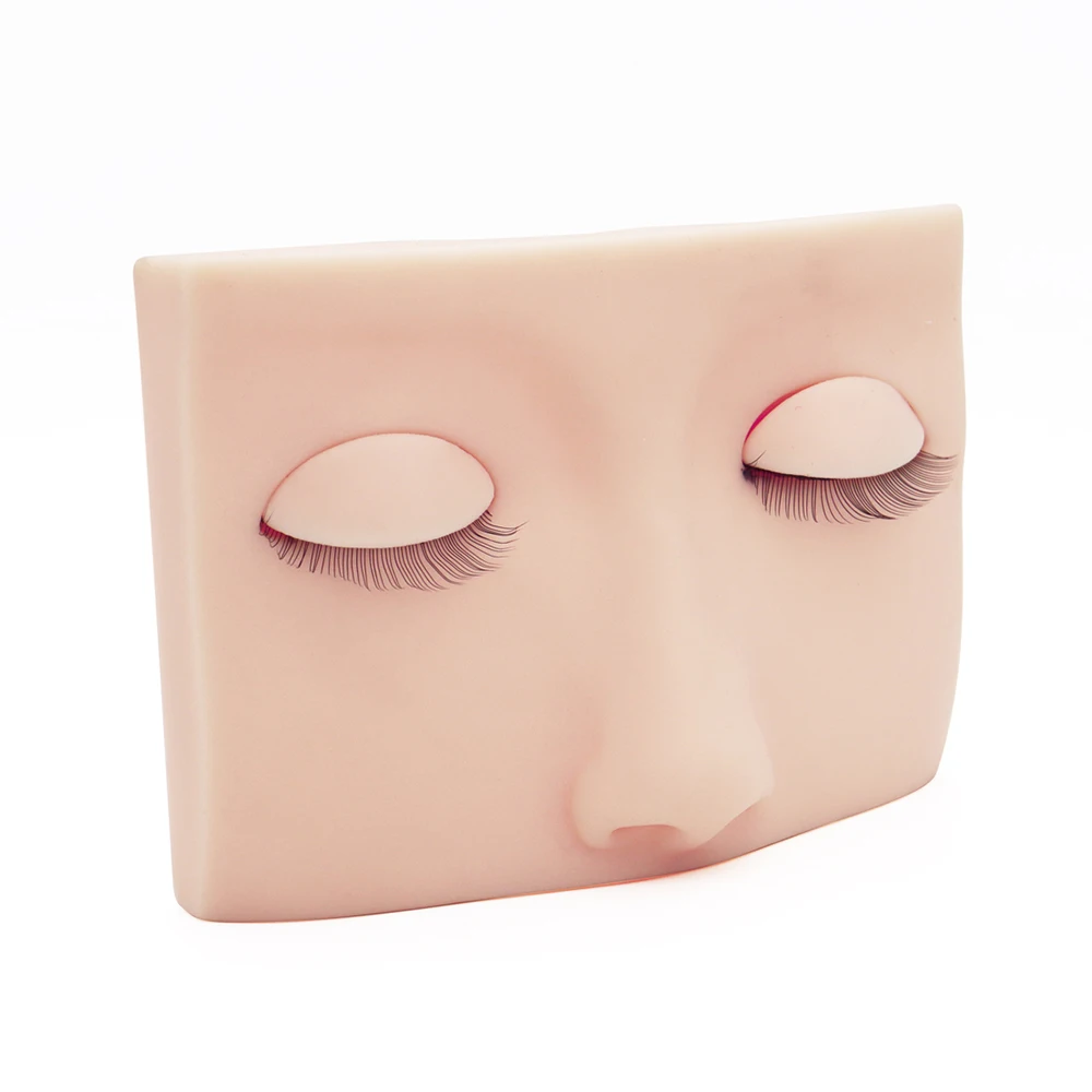 Makeup Accessories Mannequin Head For Eyelash Extension With Practice Silicone Removable Replacement Cosmetic Model Supplies