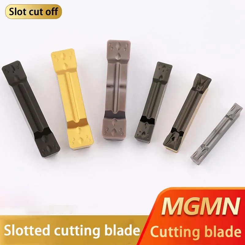 كاكاروت 10 قطعة كربيد إدراج الفولاذ المقاوم للصدأ MGMN300 G MGMN150 MGMN200 MGMN250 MGMN400 م فتحة الحز YT15TF LatheCNC القاطع