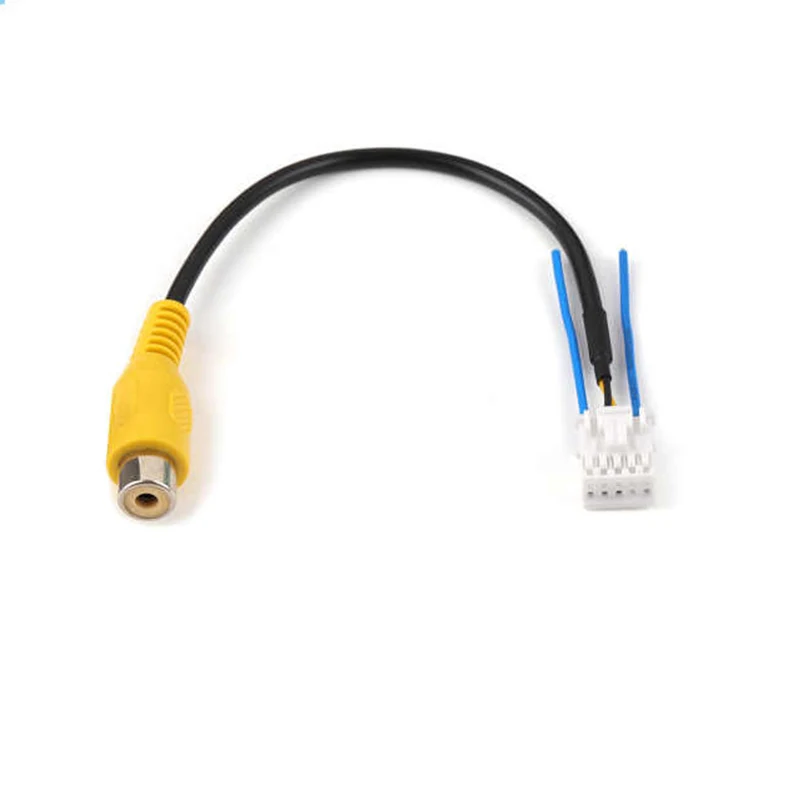 10pcs Universal Android Radio Auto Accessoires 360° Backup 10Pin Camera Video Ingangskabel Adapter Bedrading Cale Connector 15cm