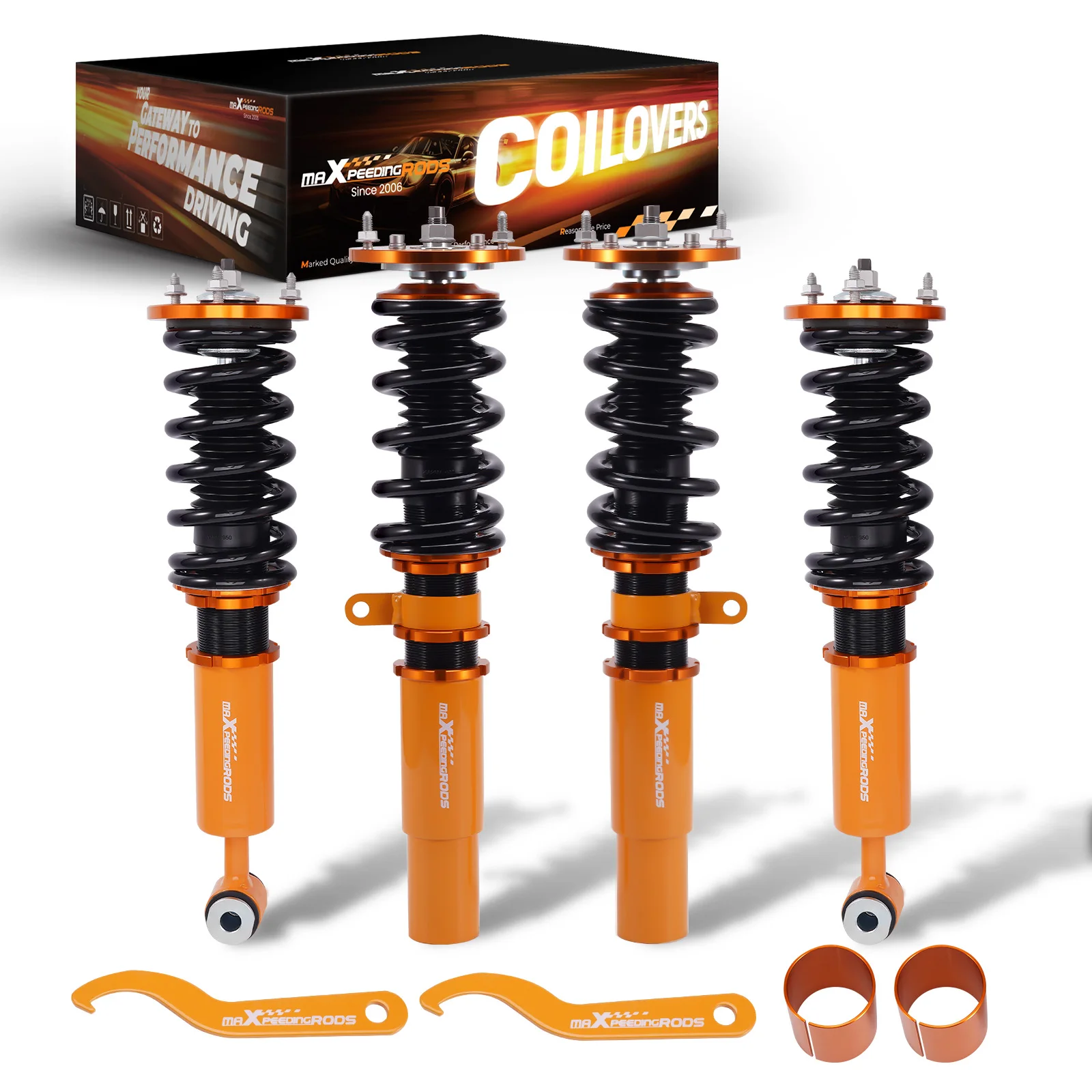 

Coilovers Suspension Adj. Комплект амортизаторов для BMW E39 5-Series 2001-2003 530i