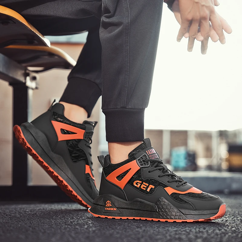 

Men’s Shoes Sneakers Fashion Breathable Platform Running Shoes Male Casual Sports Walking Vulcanize Man Shoes Student Trends