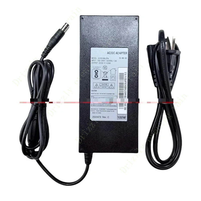 Original a10024_epn 22v 4.54a 100W AC adapter charger for Samsung ls34e790 s34e790c c27g75tqsc monitor power supply a10024s_epn