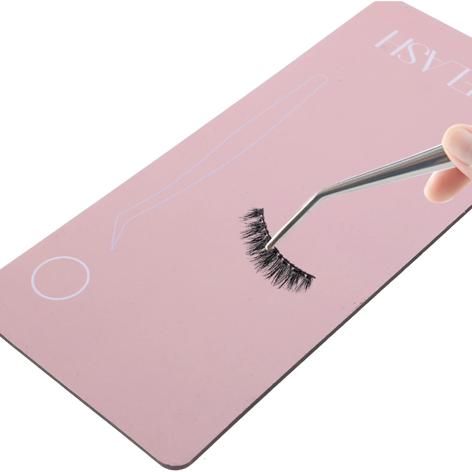 Paleta de extensión de pestañas, tablero magnético suave, soporte de bandeja de goma para pestañas, paleta de injerto de pestañas, herramientas para salón de belleza