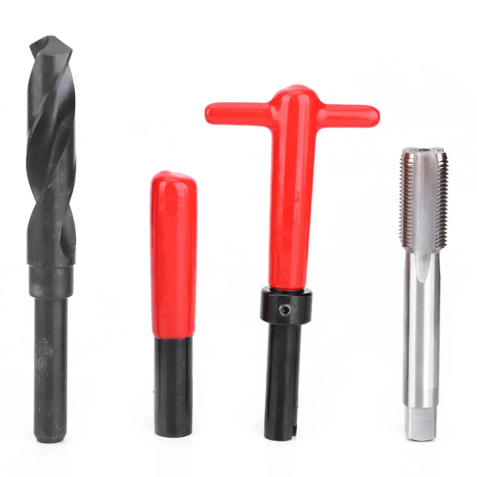 10 قطعة/المجموعة الحنفية الإدراج أداة الموضوع طقم تصليح الفولاذ المقاوم للصدأ الملتوية الحفر وجع الخيوط إدراج لسيارة M18x1.5