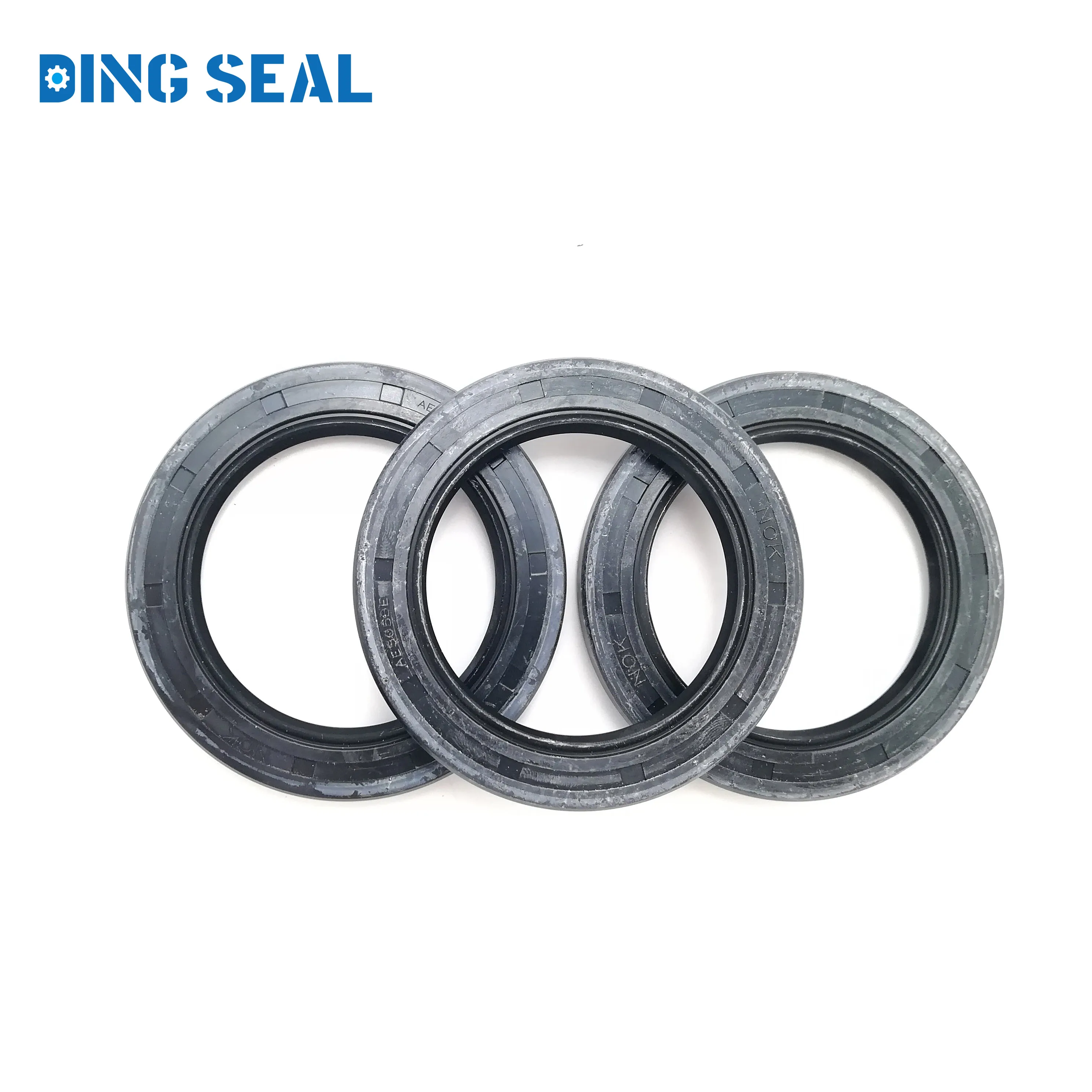 

AE3053-E0 AE3053E TC 55*78*9 AE3055-A0 AE3055A TC 55*78*12 Crankshaft front oil seal for 6D31 engine NOK Original