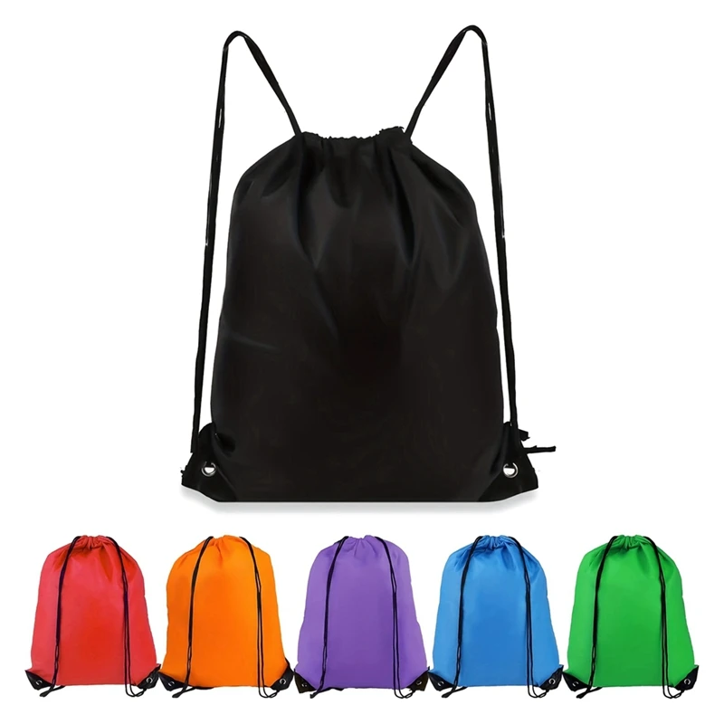 

Hot Drawstring Backpack 6 Colors Drawstring Bags, Draw String Back Bag Drawstring Bags Bulk For Sports Gym Travel Swimming