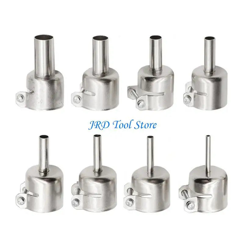 

A2UD 8pcs/Set Nozzles Kits for Air Pumps Type Hot Air Soldering Station Repair Tool Effectively Avoid Hot Air out