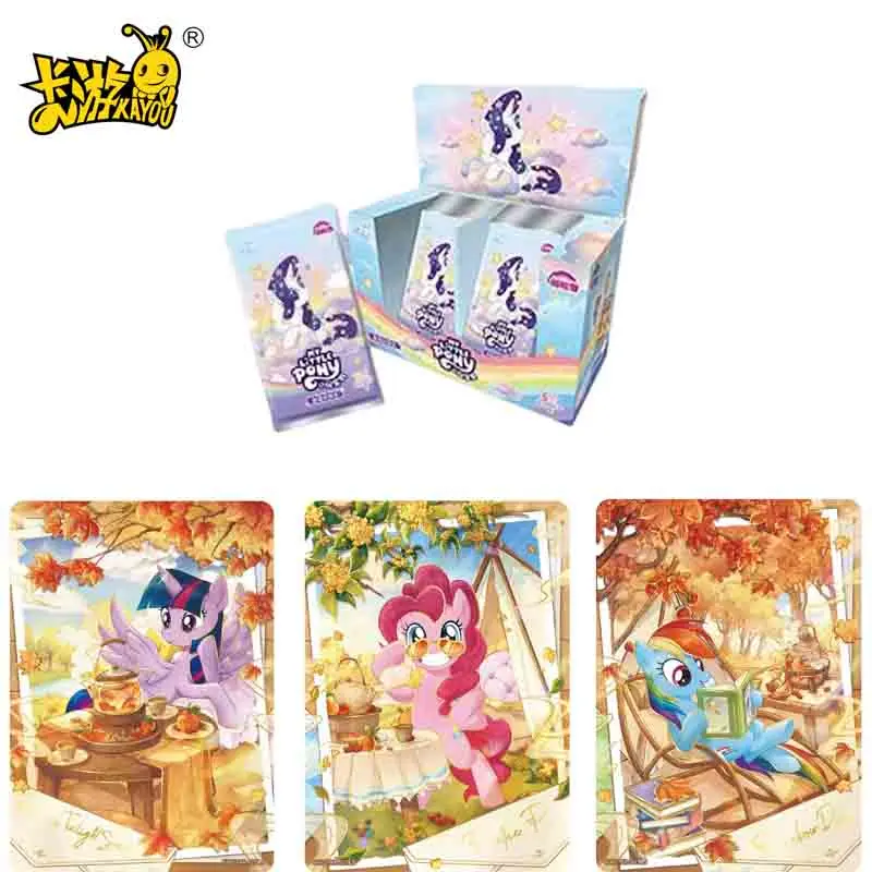 

KAYOU My Little Pony Friendship Eternal Card Rainbow Bag OP5 Collection Book Genuine Anime Peripheral Game Collection Card Gifts