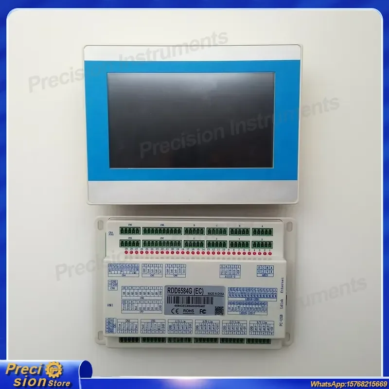 For Digital Cutting Machine Controller Control Card with 7 Inch Full Touch Screen 8 Axis CNC Motion Controller for