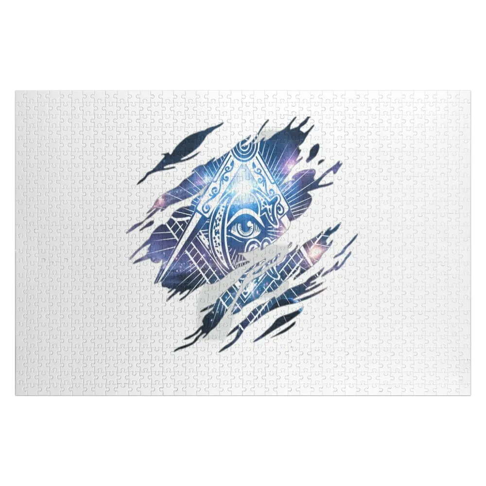 Compass & Square Masonic Face Mask Jigsaw Puzzle Personalised Toys Personalized Photo Custom Wood Adults Puzzle