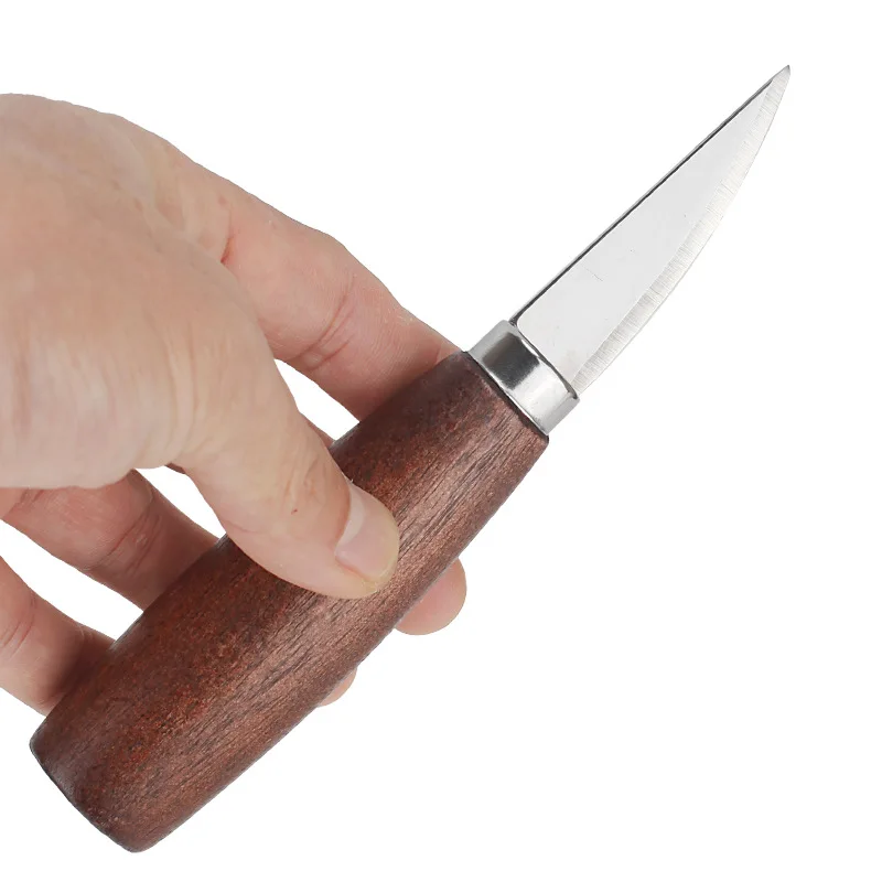 4 قطعة طقم أدوات نحت الخشب إزميل النجارة القاطع أداة اليد مجموعة الخشب نحت سكين DIY تقشير نحت الخشب