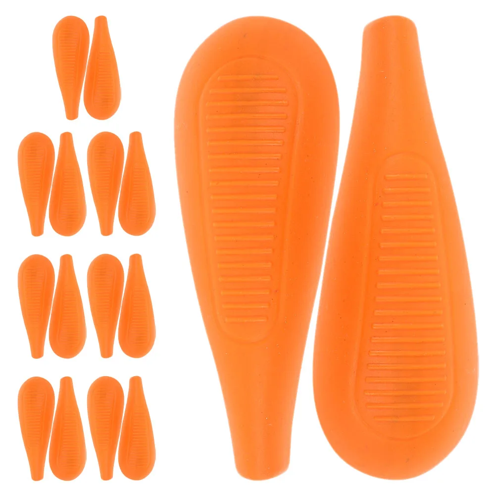 

8 Pairs Out of Shape Hanger Shoulder Rest Hangers for Clothes Plastic Clothing Protectors