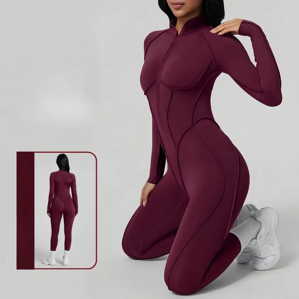 

Женский комбинезон для йоги и фитнеса: облегающий, дышащий, для высокоинтенсивных тренировок, удобный, классический, универсальный