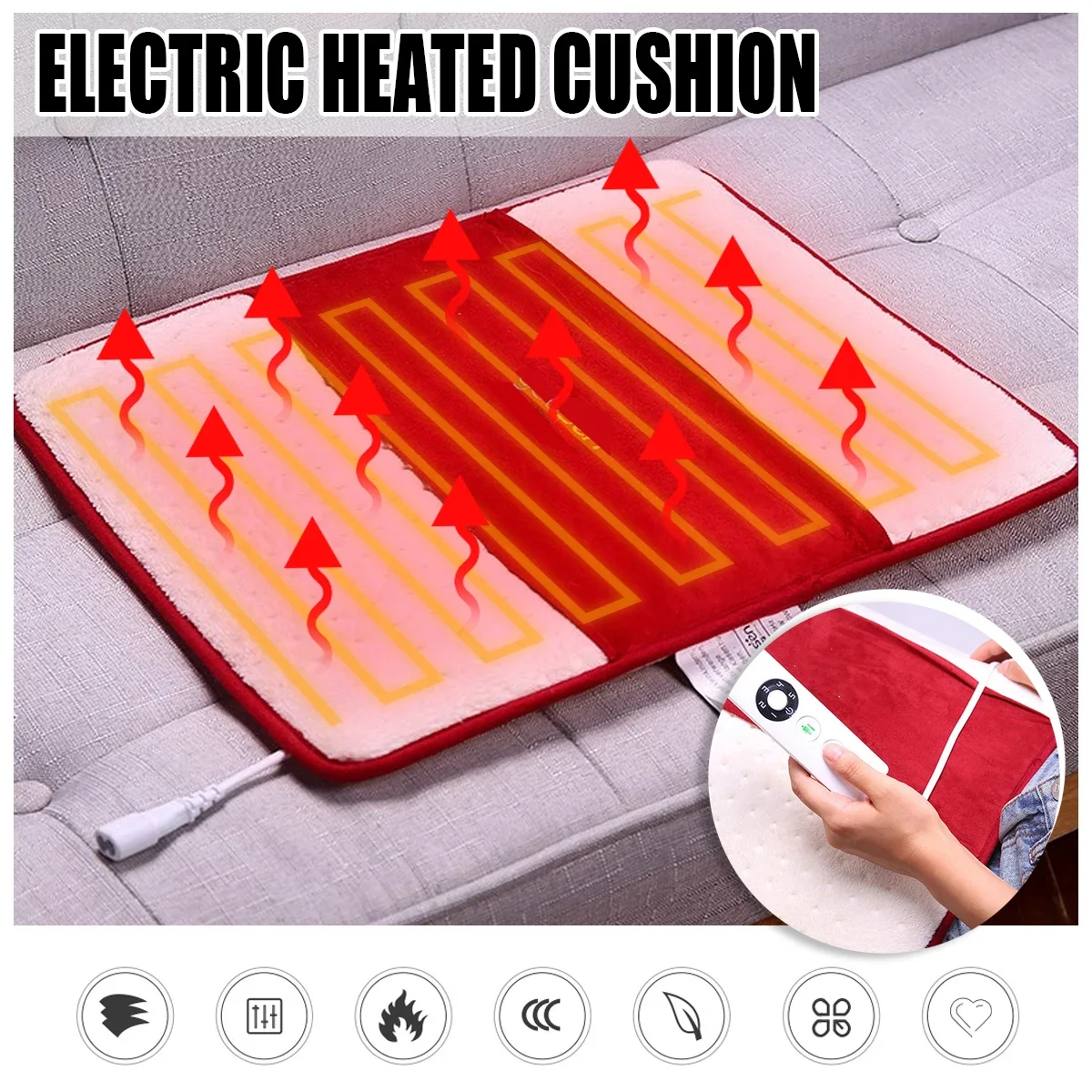 بطانية كهربائية ساخنة لتخفيف الآلام ، وسادة تدفئة ، سرير تدفئة ، سجادة ، وسادة أقدام ، رقبة ، ظهر ، كتف ، وسادة تدفئة ، جسم ، VA V