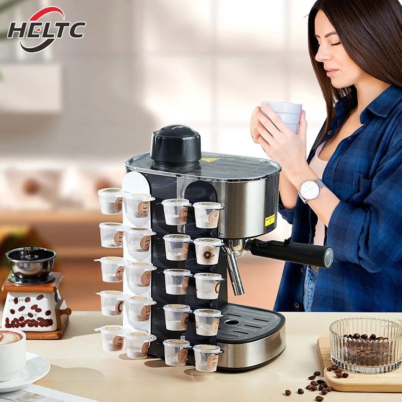 Coffee Capsule Holder Wall Mounted Coffee Pods Dispenser Coffee Capsule Storage Rack Kitchen Coffee Capsule Organizer Cafe