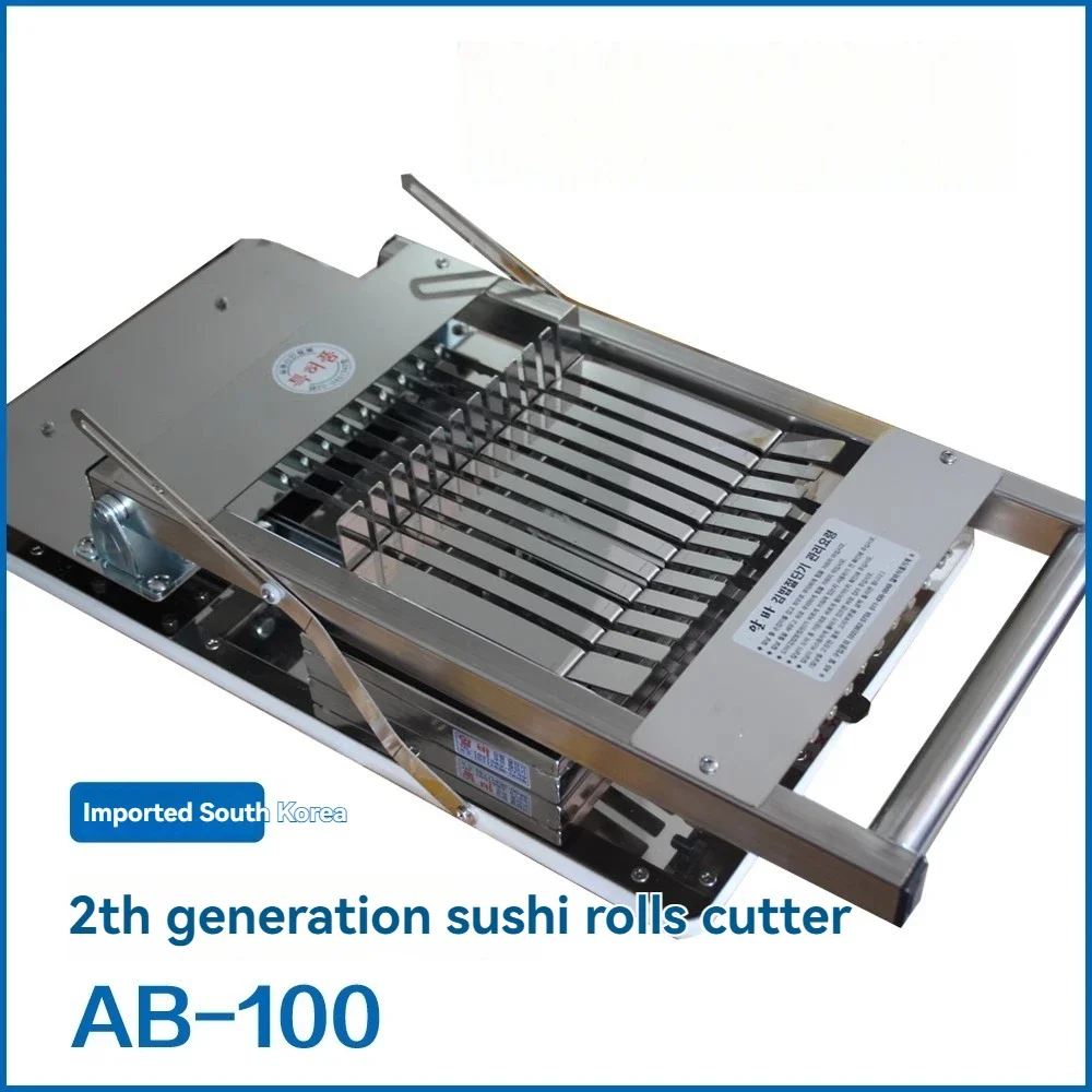 AB100 Commercial Cutting Machine for Sushi and Seaweed Rice Rolls - All Stainless Steel Cutting