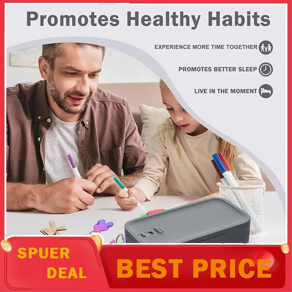 Cigarette Case Medication Lock Box Small Lock Box Refrigerator Enhancing Focus