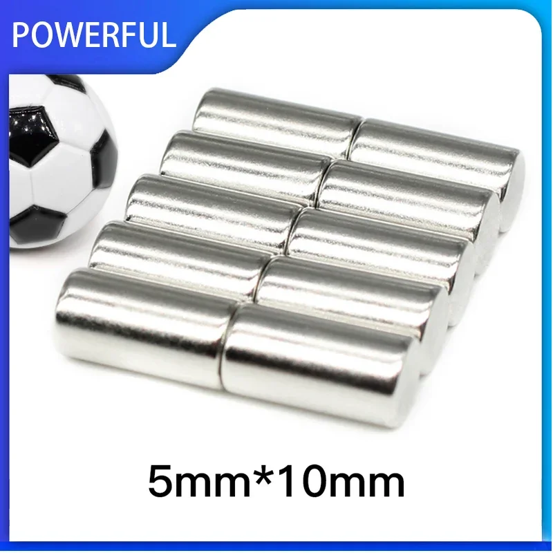 5x10mm Round Magnets 5x10mm Strong Powerful Magnetic for Fridge,DIY,Building,Scientific,Craft,Education