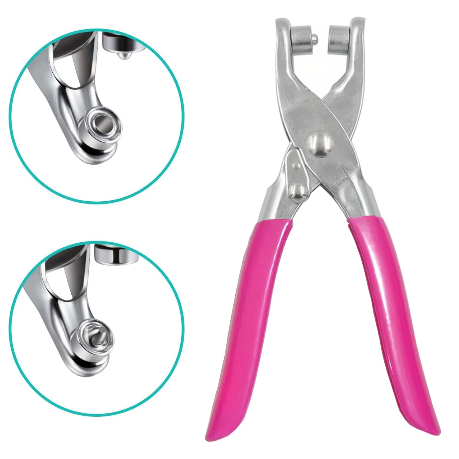 4.5mm inner diameter Eyelet Tool Kit with Pliers, Grommets & Washers for Leather Belt Shoes Crafts Canvas - view 3