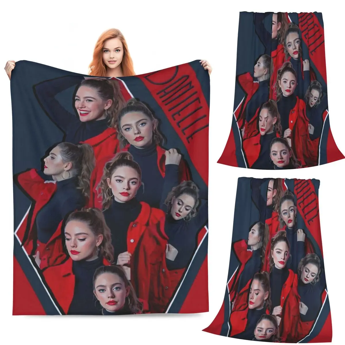 

Одеяла Danielle Rose Russell, флисовое одеяло для дивана, дышащее одеяло для дома, спальни, уличные пледы, покрывало, одеяло