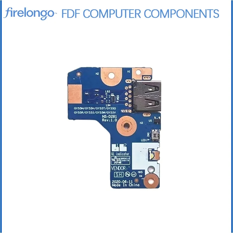 

New Original for Lenovo Legion R7000 R7000P 2020H USB Board NS-D281 Replacement Part