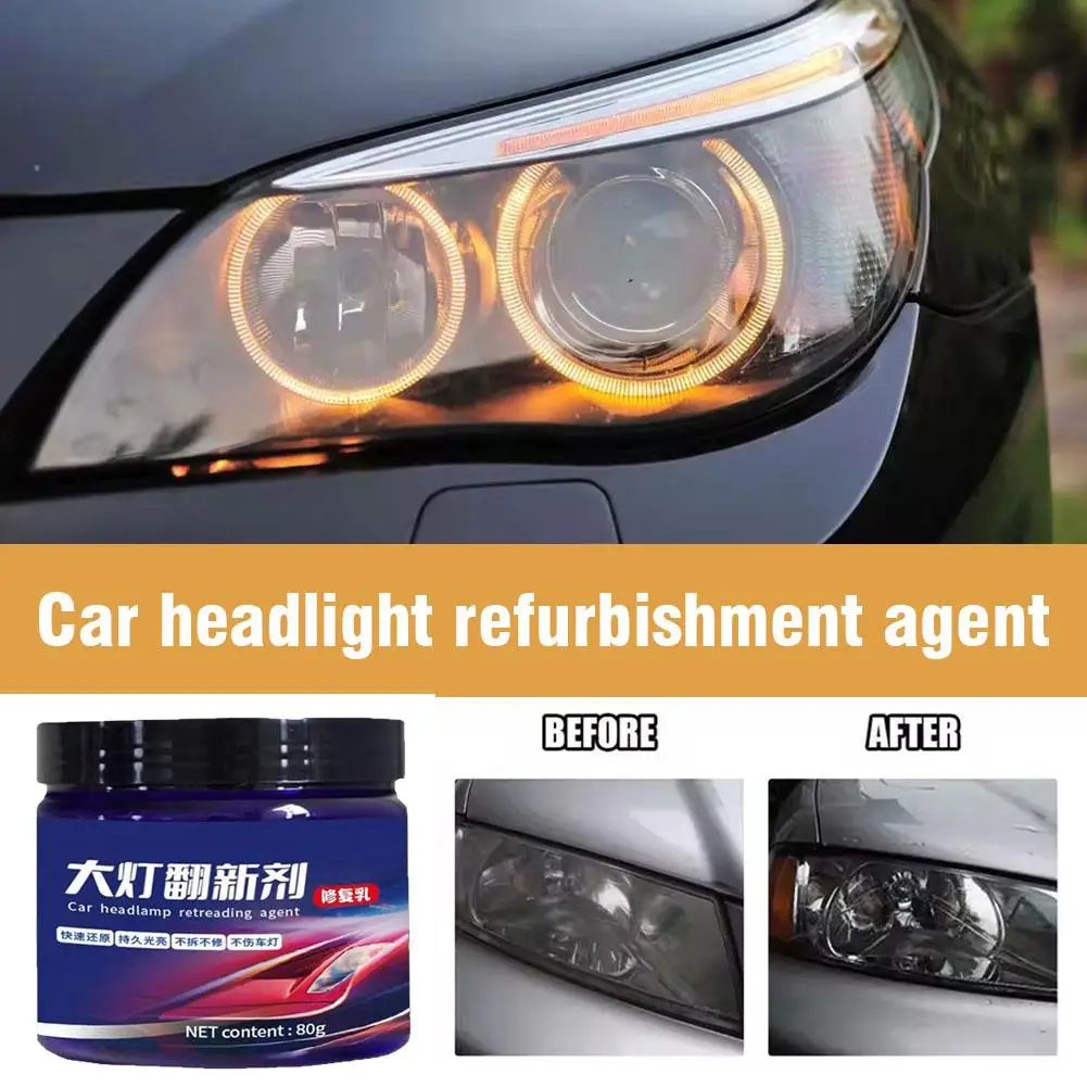 

Средство для восстановления фар автомобиля, 80 г, удаление желтого окисления, грязи, ремонт фар, полировка для ремонта линз автомобильных фар, ремонт S2B4