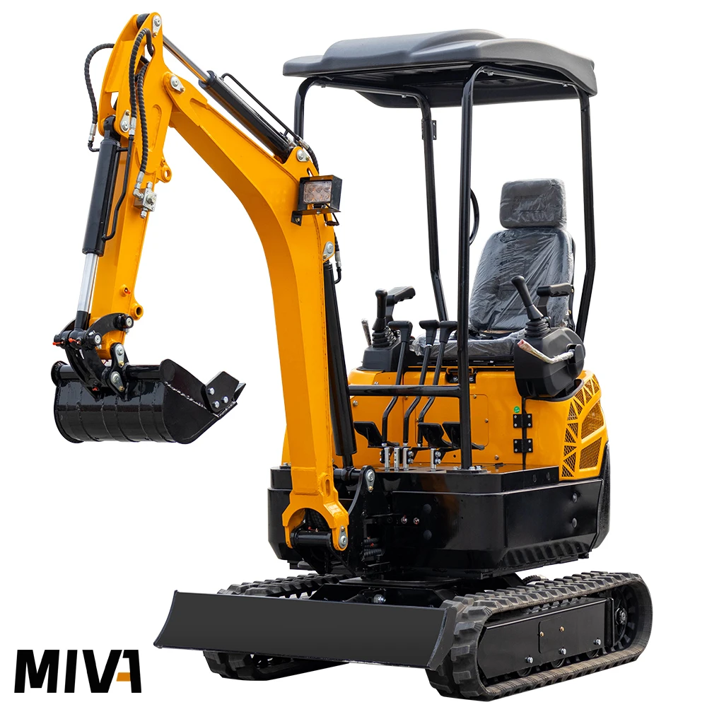 Customized Hydraulic Mini Excavator 1800Kg High Efficiency Micro 2 Tons Digger With Side Swing Function Mini Excavator