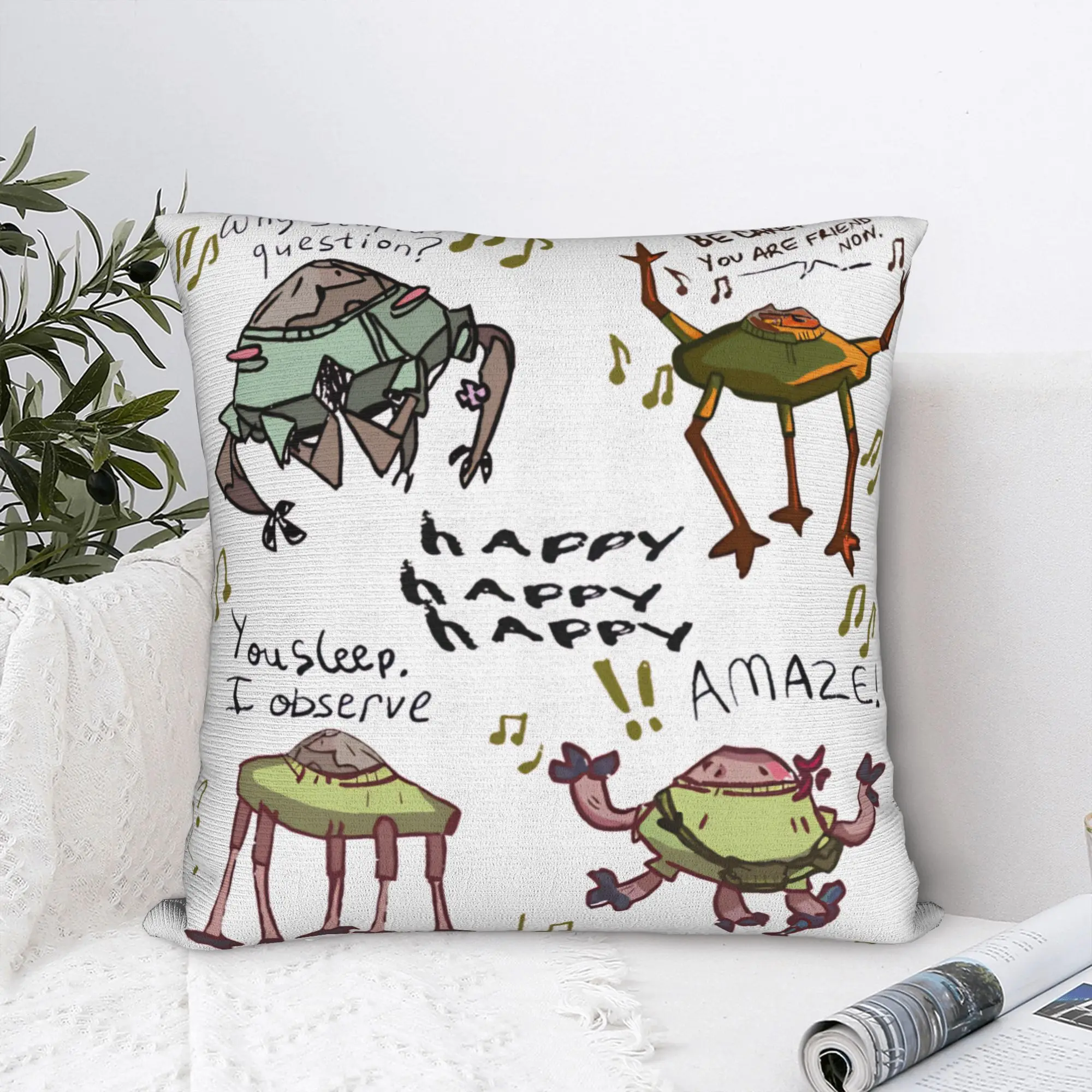 Project Hail Mary Rockys Project Hail Mary Book Lover Pillow Cover  Vintage Pillow Case For Living Room Sofa Comfy Pillowcases