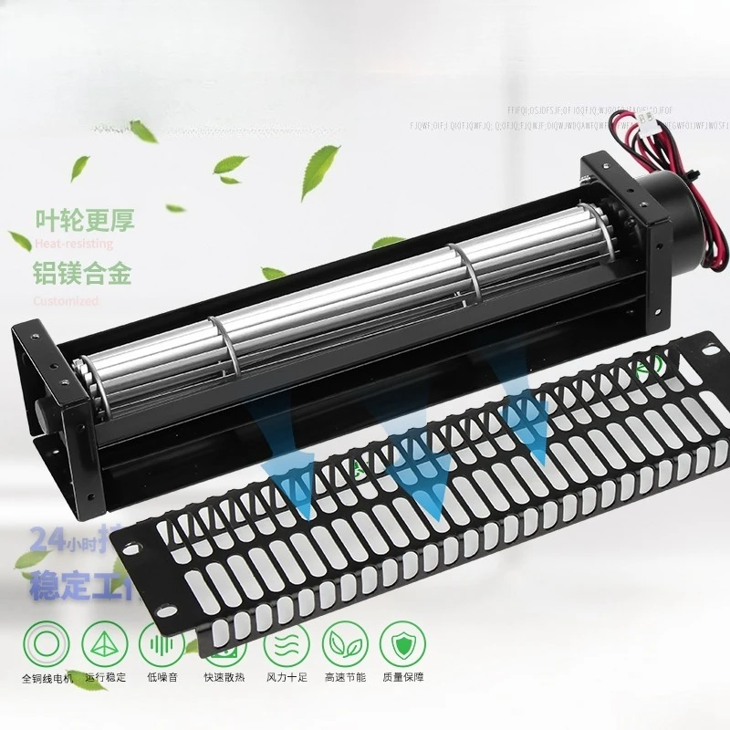 30350 12 В 24 В микровытяжной вентилятор с перекрестным потоком, низкий уровень шума, высокая скорость, с защитной сеткой для охлаждающей вентиляции