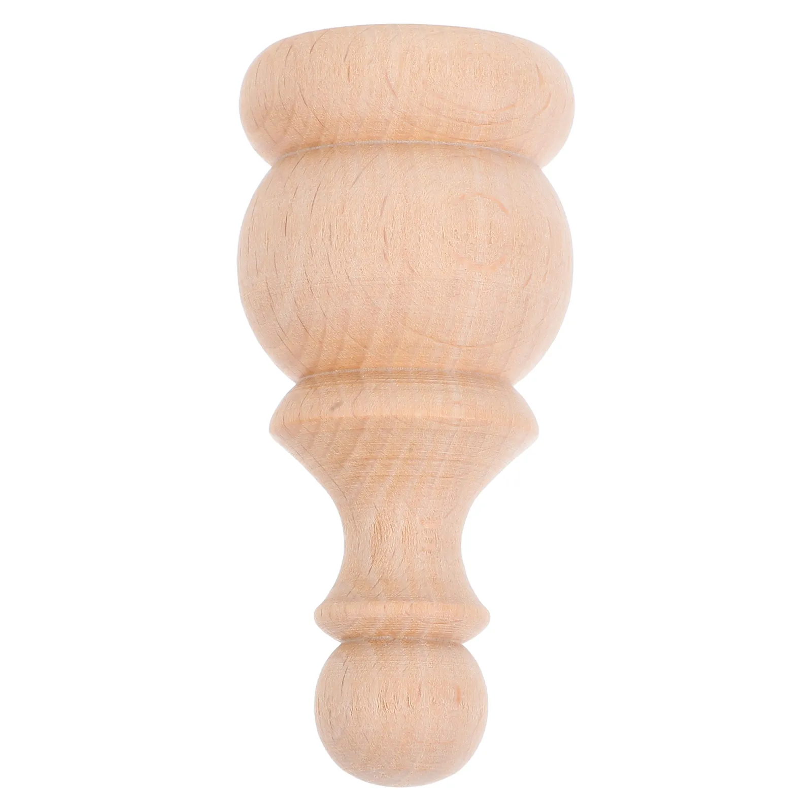

Pillar Furniture Decorative Finials Solid Wood Carved Replacement Modern Accessories Unfinished Sticks Round Wooden Storage