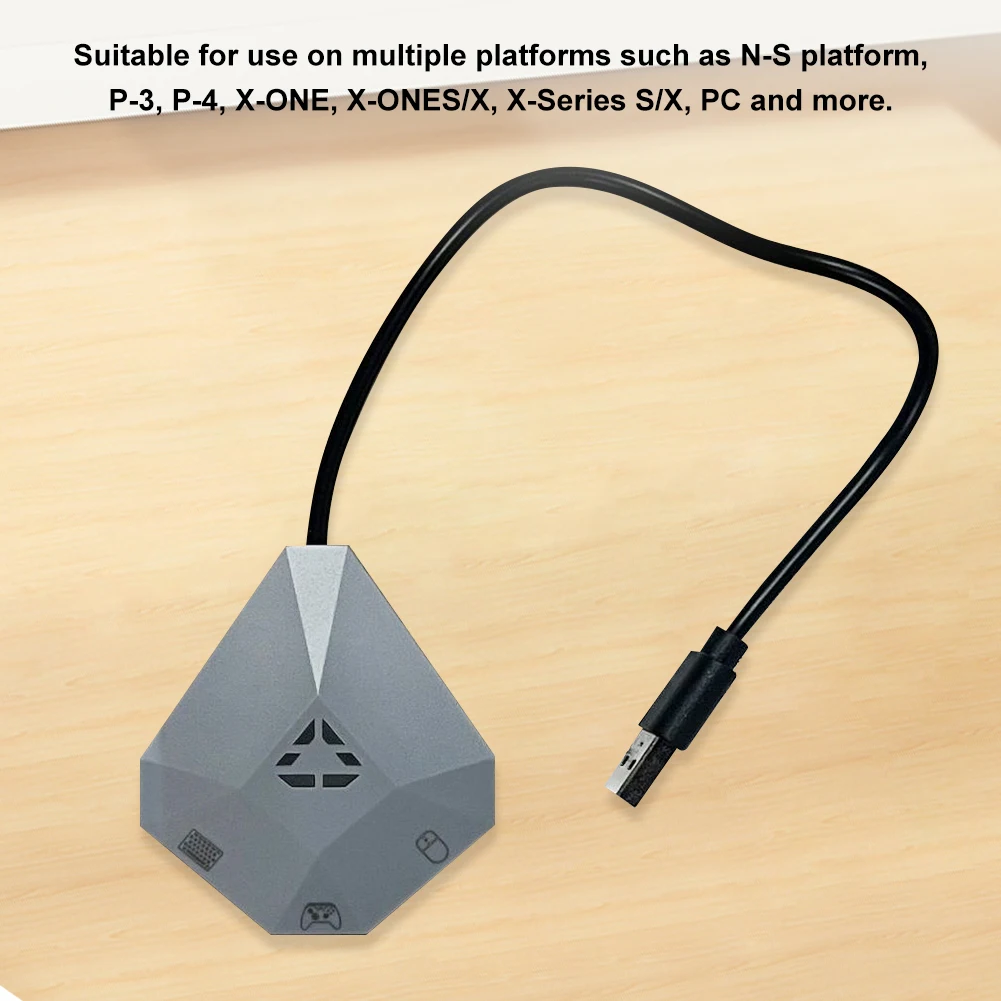 Connessione USB cablata Adattatore tastiera e mouse Convertitore tastiera e mouse per NS/Playstation 4/Playstation 3/Xbox One