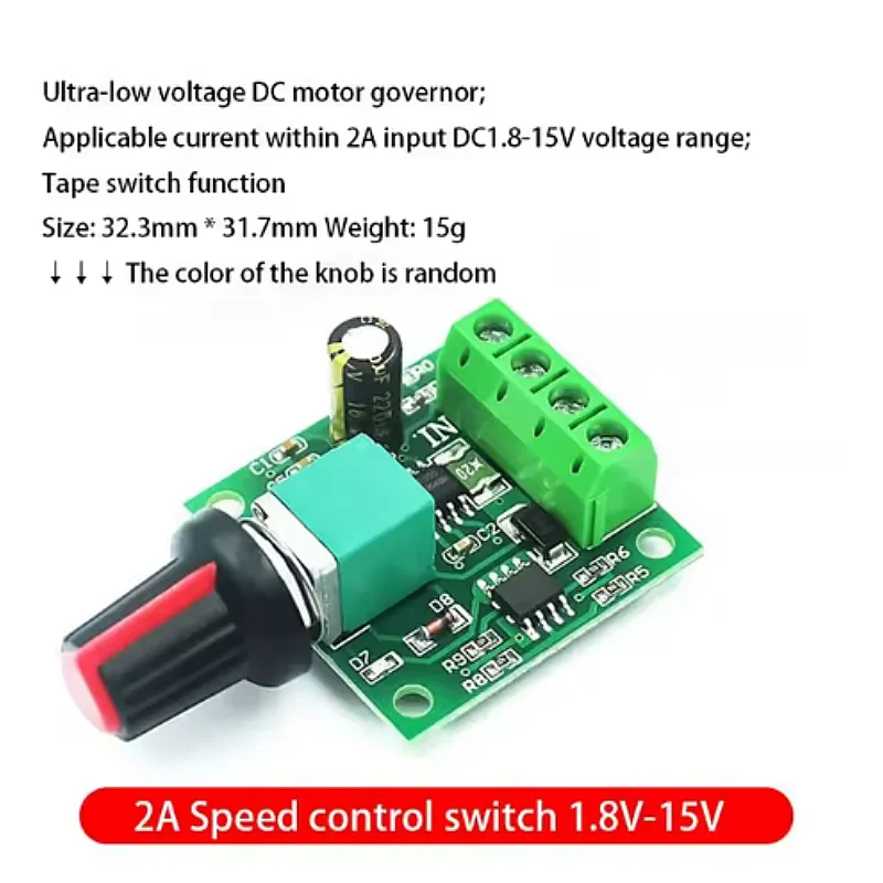 PWM DC motor governor 2A 3A 5A 10A speed control switch Switch function 1803BK 1203BK