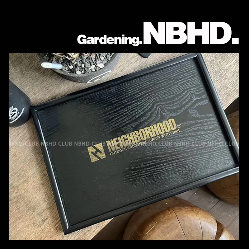 

NBHD Black Wooden Tray, Japanese Style