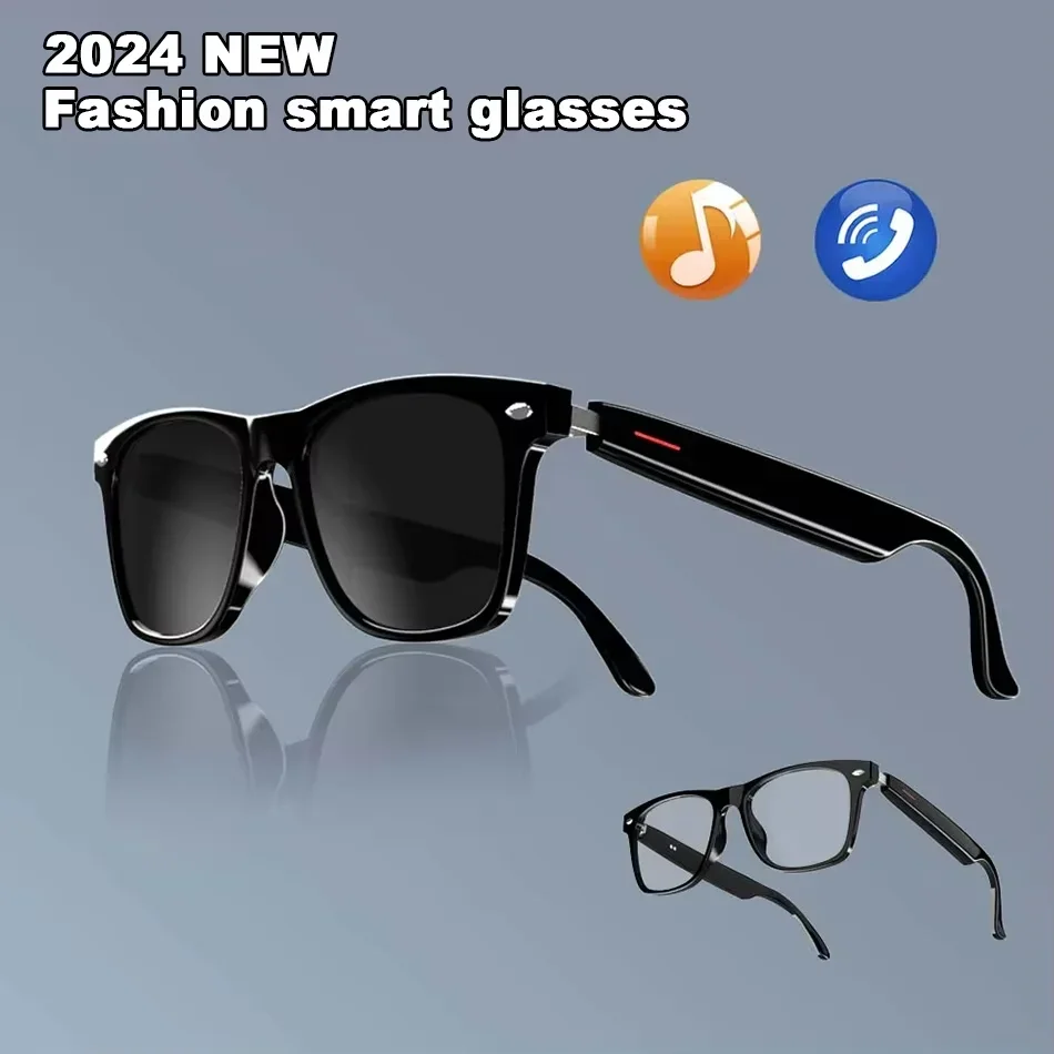 Modern Black technology E13 Bluetooth Smart Glasses Wireless Bluetooth Headset Anti Blue Light Sunglasses Man Woman Sunglasses