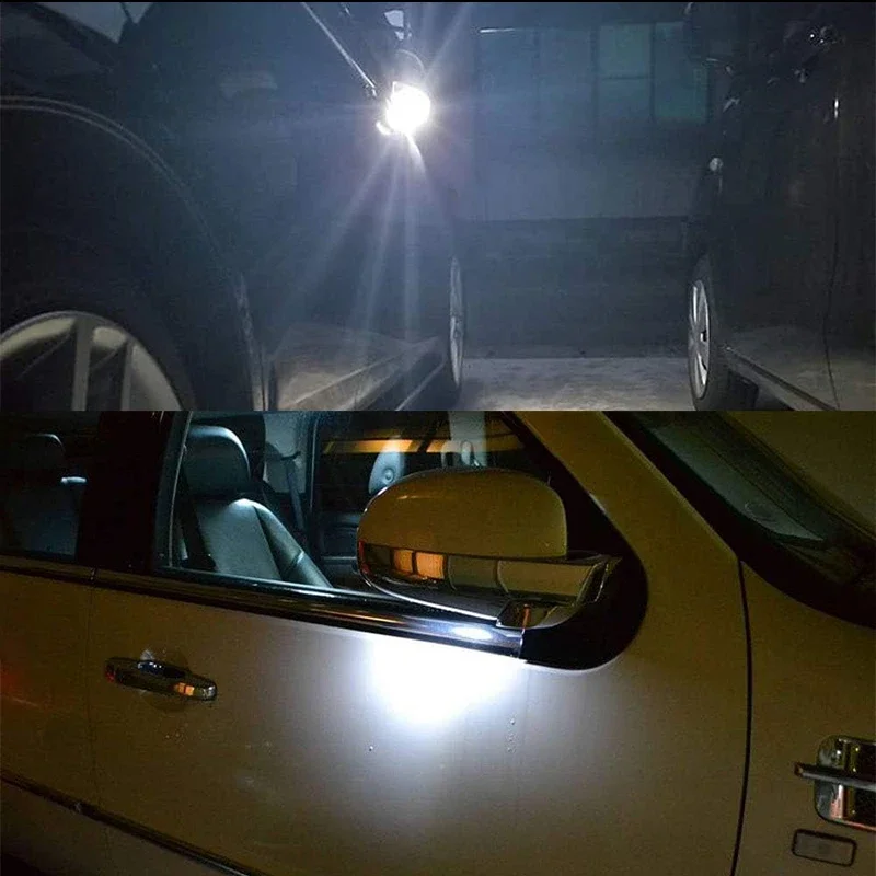 6000K White LED Under Side Mirror Puddle Lights for Land Rover Freelander 2 3 4 Range Rover Sport 1 L320 L322 L319 L359 LR2 view 6