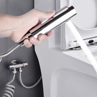 High Pressure Spray Bidets Handheld Shower Faucet Nozzle Toilet Spray Gun Anal Shower Bidet Sprayer Set  Douche Bathroom Tools