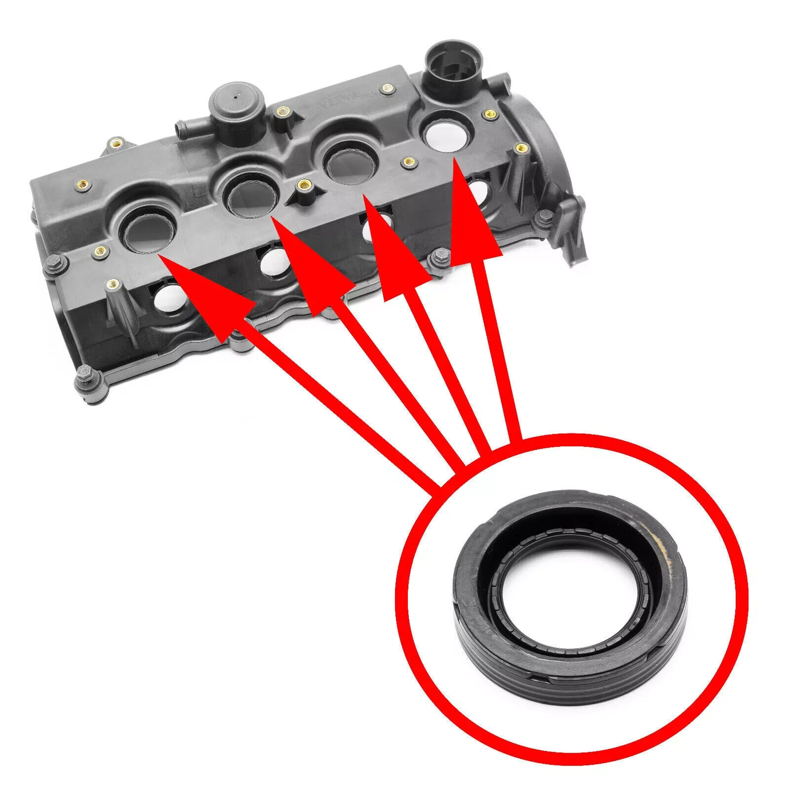 1set Car Fuel Diesel Injector Seals Kit OEM98001142 For Vauxhall Opel Astra H J Meriva A B CORSA D Zafira B Car Accessories