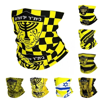 Beitar Kudüs Bandana Boyun Kapak Baskılı Futbol Oyunu Wrap Eşarp Çok Fonksiyonlu Balaclava Doğa Sporları