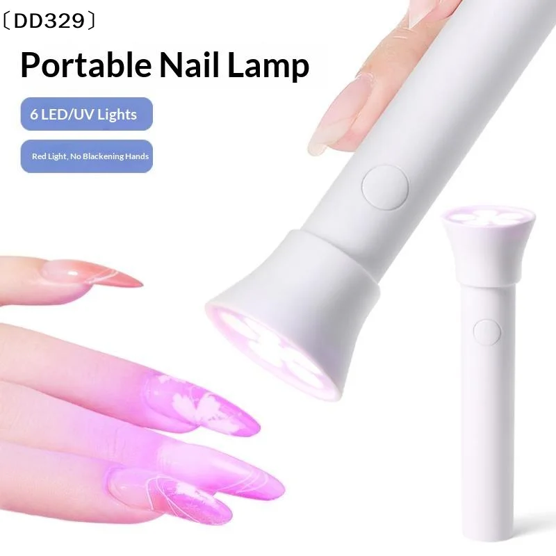 Handheld UV Light For Gel Nails Mini UV Light For Gel Nails Cordless Rechargeable Mini Nail Lamp For Fast Curing Gel〔DD329〕