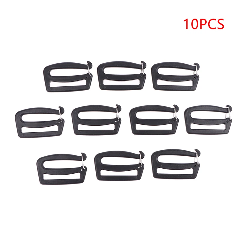 10 stücke DIY G Haken Gurtband Schnallen Schnell verschluss 25/38mm Rucksack Tasche Clips für Gepäcks ack Wander rucksack Gurt im Freien