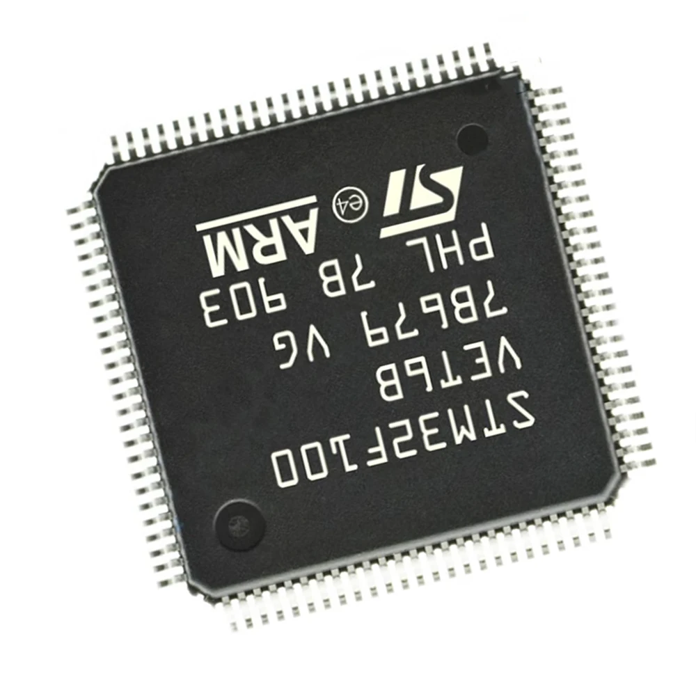 5pcs STM32F100VET6B ST STMicroelectronics chip MCU núcleo ARM de 32 bits