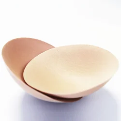 1Pair Round Soft Bra Inserts Pads Removable Sponge Pads for Women Breast Push Up Enhancer Bra Cups Insert Bikini